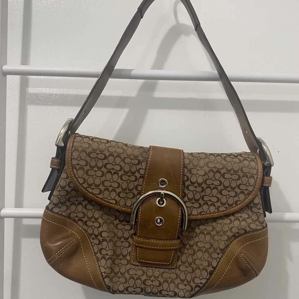 Coach Mini Signature Soho Vintage Shoulder Bag